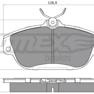 Zestaw klocków hamulcowych, hamulce tarczowe TOMEX BRAKES TX 14-01 Nowy