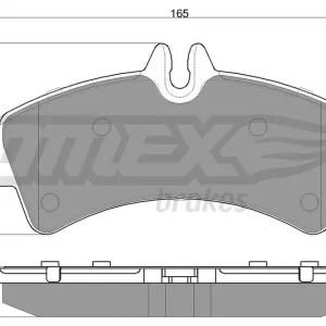 Zestaw klocków hamulcowych, hamulce tarczowe TOMEX BRAKES TX 14-26 Dodaj do koszyka
